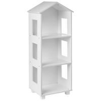 RAFT 100 cm alb Glenorie - alb, compozit lemnos (39/100/30cm) - Beliani