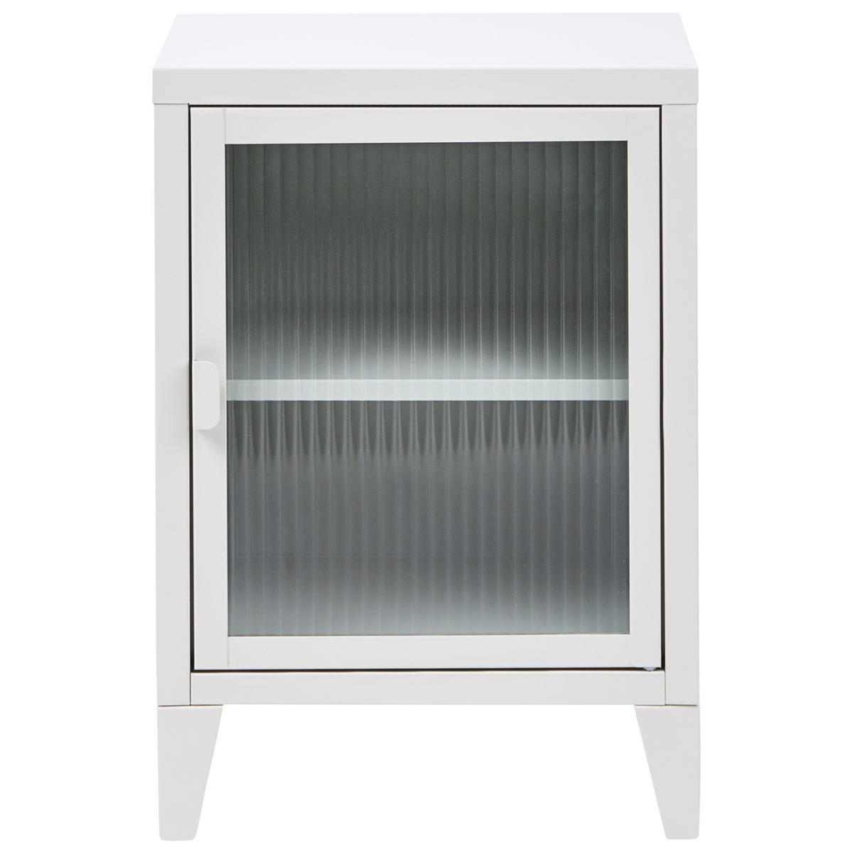 BÜROSCHRANK Metall Hellgrau Oreti - Hellgrau/Grau, Metall (40/57/30cm) - Beliani