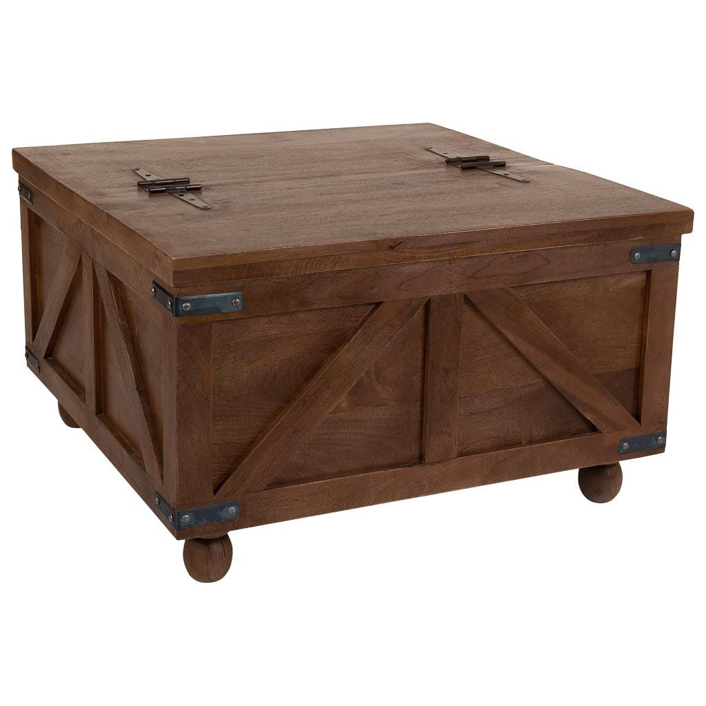 Wanderlust Couchtisch Braun 76x45x76 cm