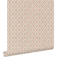 TAPETE Blumenmuster 50 x 900 cm - Pink, Papier (50/900cm) - ESTAhome