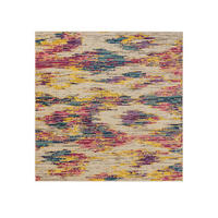 TEPPICH Casa Multicolor 200/200 cm - Multicolor, Naturmaterialien/Textil (200/200cm) - benuta