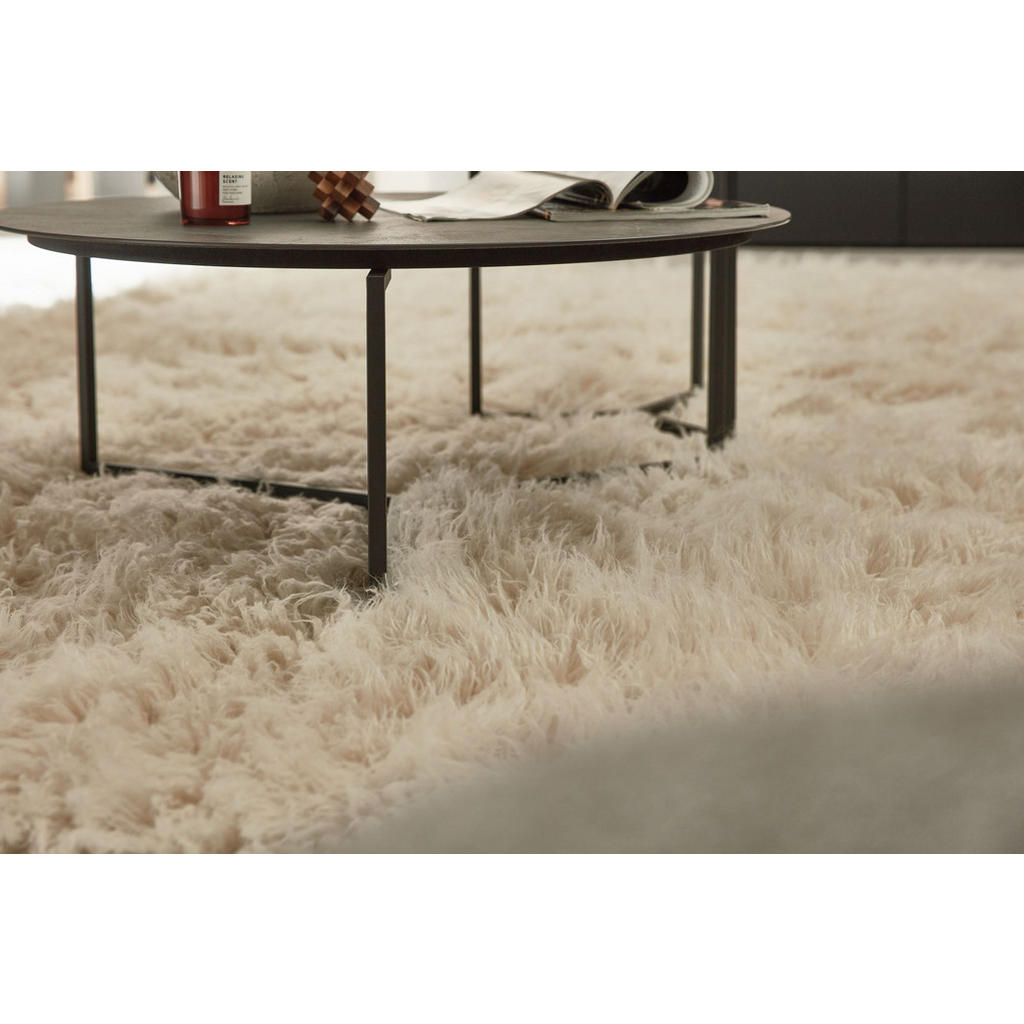 Thumbnail - Rug and Roll Teppich, Champagner, Textil, Uni, Quadratisch, 125x125 cm, für Fußbodenheizung geeignet, Teppiche & Böden, ...
