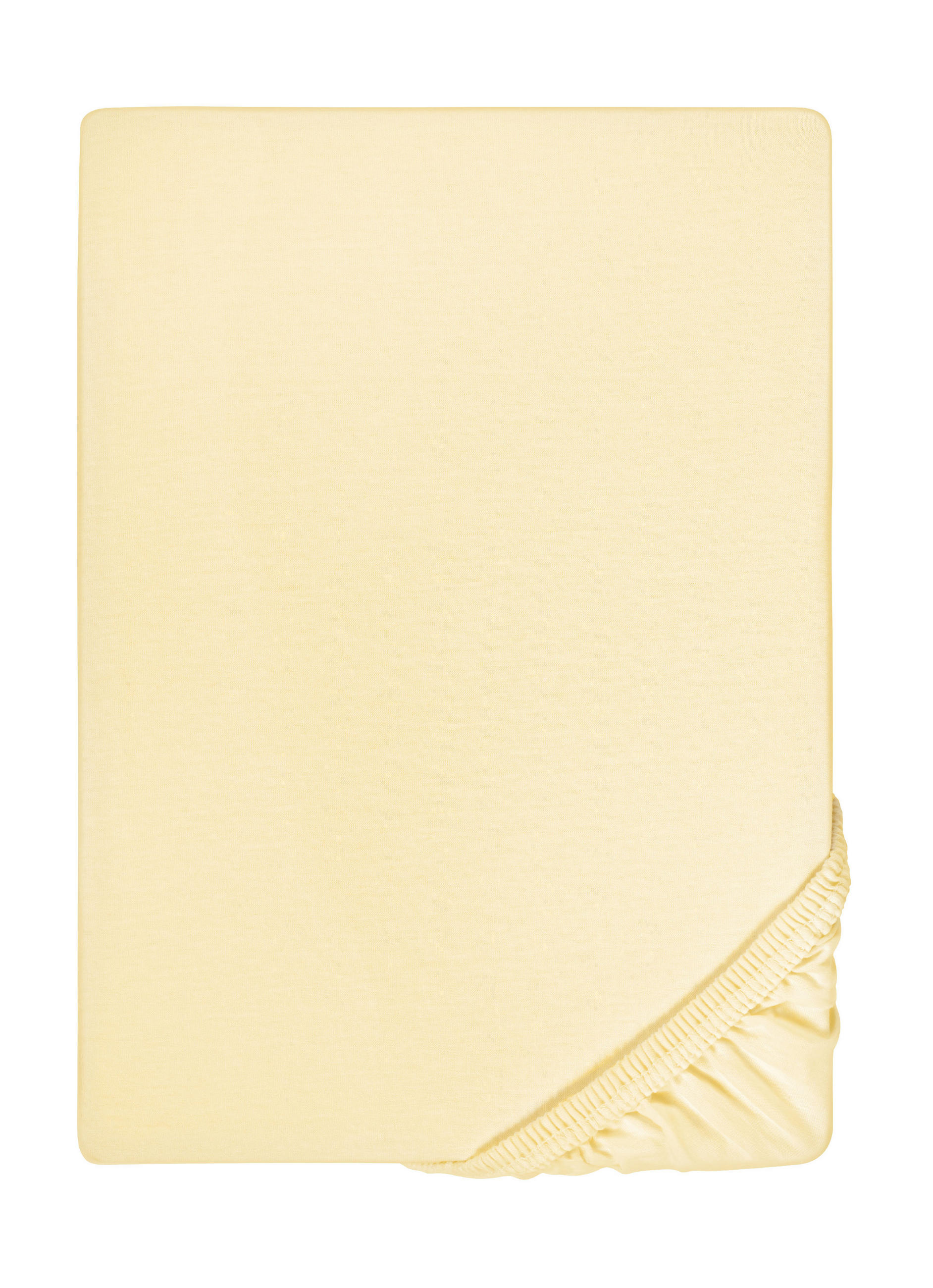 biberna Spannbetttuch Gelb 100x220 cm