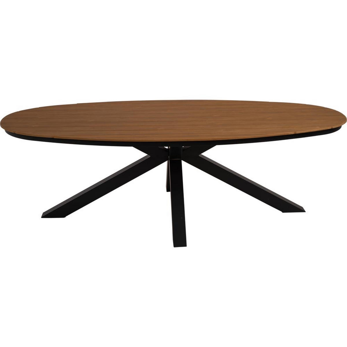 GARTENTISCH Arezzo - Anthrazit - 240/113/74 cm - Dunkelgrau, Metall (240/113/74cm) - Lesli Living