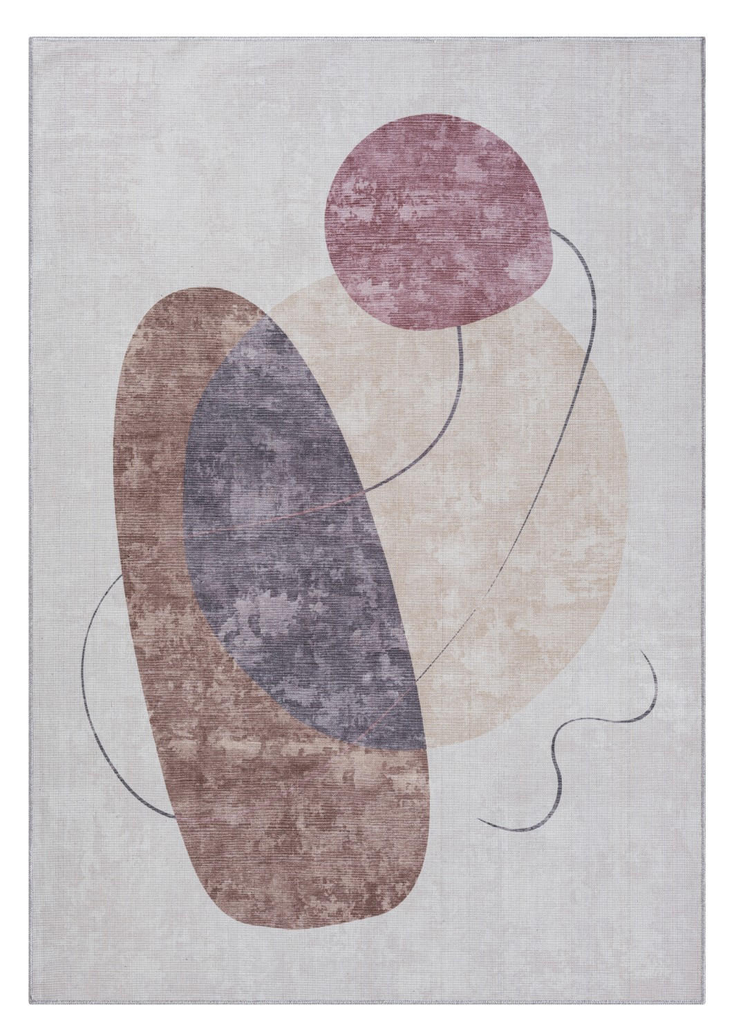 TEPPICH Isla Altrosa,Kaschmir,Creme 160/230 cm - Altrosa, Textil (160/230cm) - My-Rug