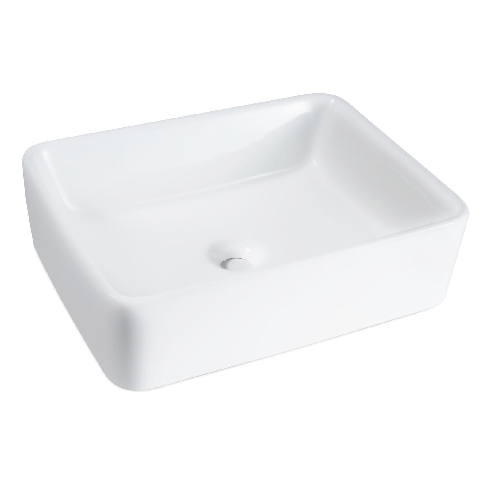 WASCHBECKEN Weiß 42/15/51 - Weiß, Keramik (42/15/51cm) - ZMH