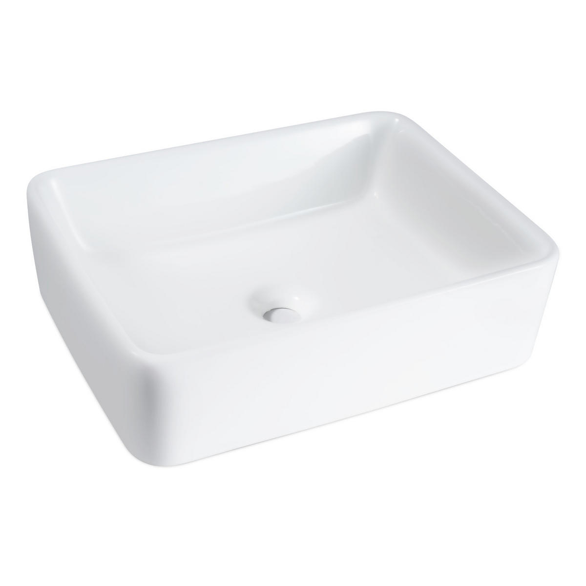 WASCHBECKEN Weiß 42/15/51 - Weiß, Keramik (42/15/51cm) - ZMH