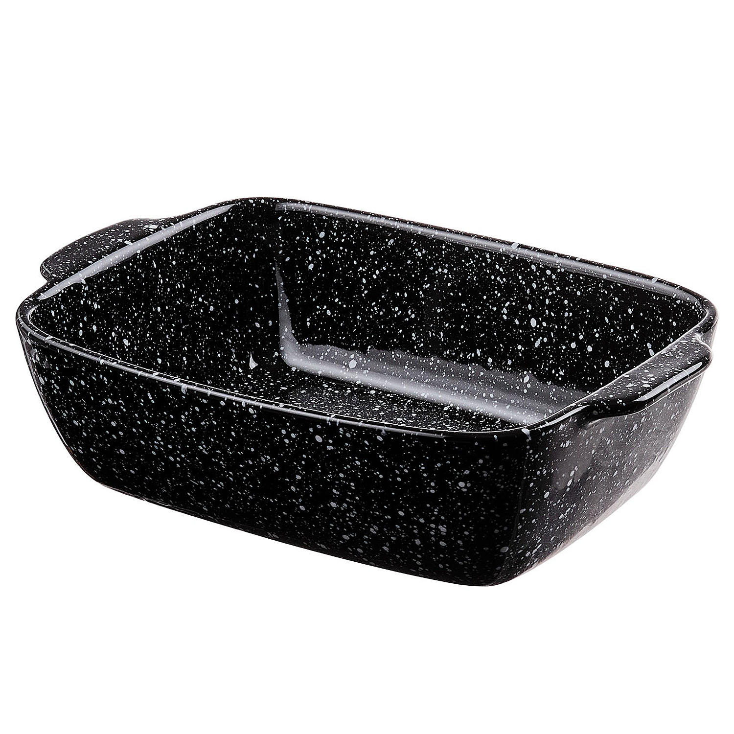 AUFLAUFFORM Au Gratin - Schwarz, Keramik (26/17/7cm) - Butlers