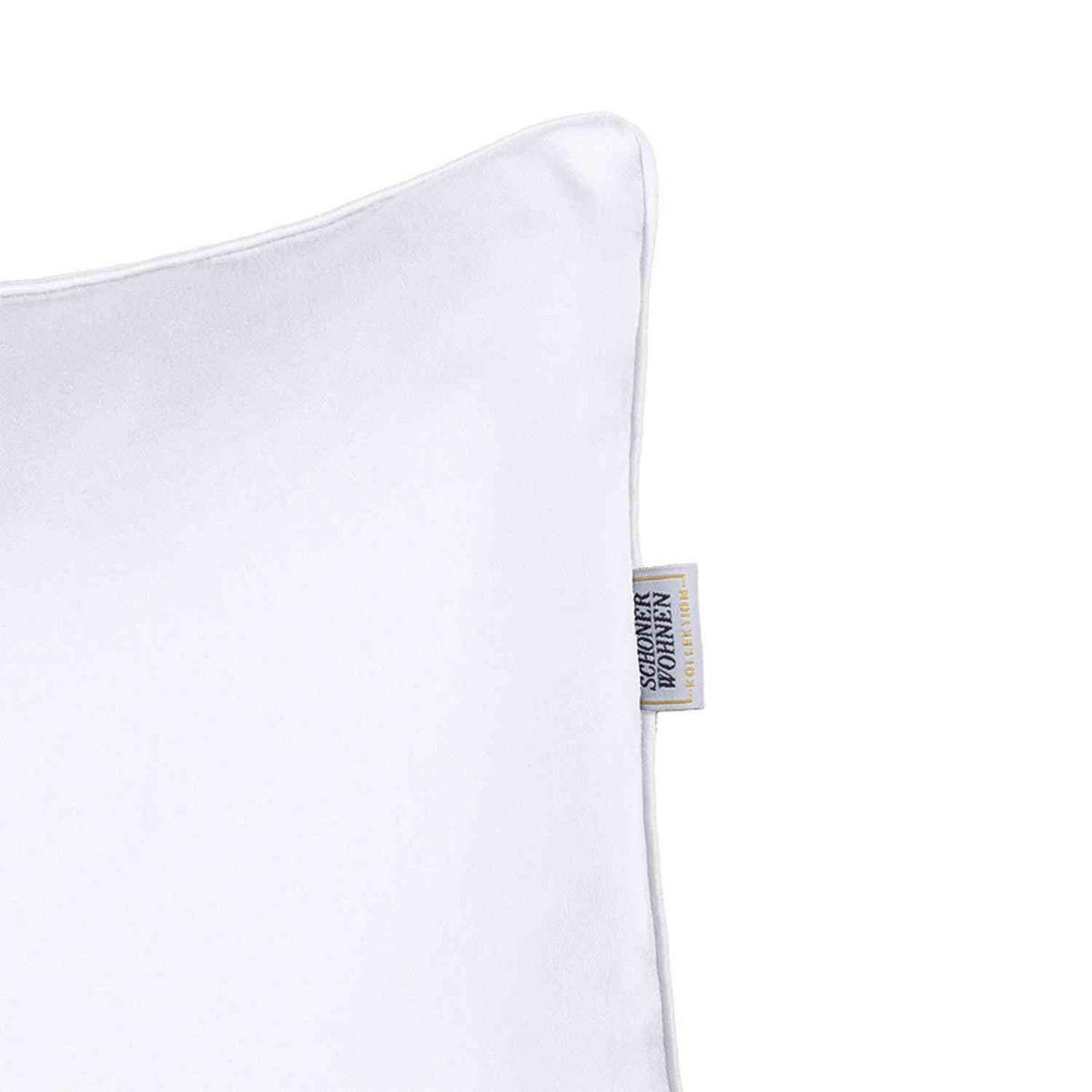 KISSENBEZÜGE PURE - Weiß, Textil (40/80cm) - Schöner Wohnen
