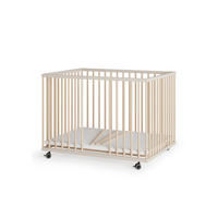 LAUFGITTER 75x100 cm mit Lattenrost & Schlupfsprossen - sahara dust/natur - Premium Kollektion - Sandfarben/Naturfarben, Holz (100/74/75cm) - Sämann – make a difference.