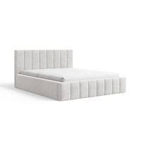 POLSTERBETT 01 180 x 200 cm – Flow – Bett mit Federmechanismus und Stauraum - Weiß, Holz (180/200cm) - ROYAL24_MARKT
