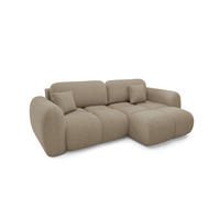 ECKSOFA Livio 3 Sitzplätze Beige - Beige, Holz (270/165cm) - Petits-meubles