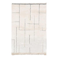 BERBERTEPPICH marokkanisch schwarz weiß Elbadi beige - Beige, Naturmaterialien (250/350cm) - AFK Living