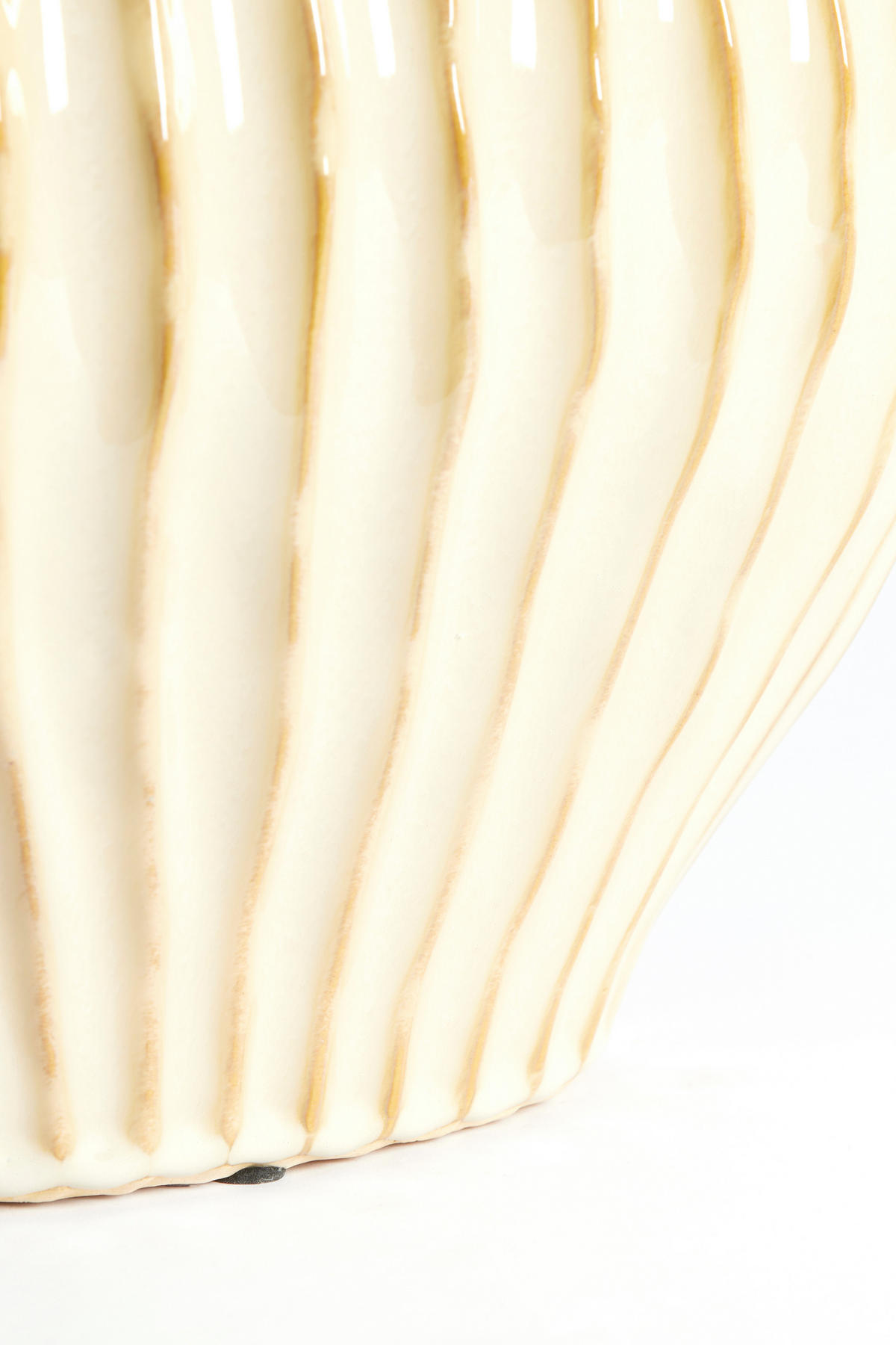 VAZE Lorito Braun 35/21/30 cm - Braun, Keramik (30cm) - Light & Living