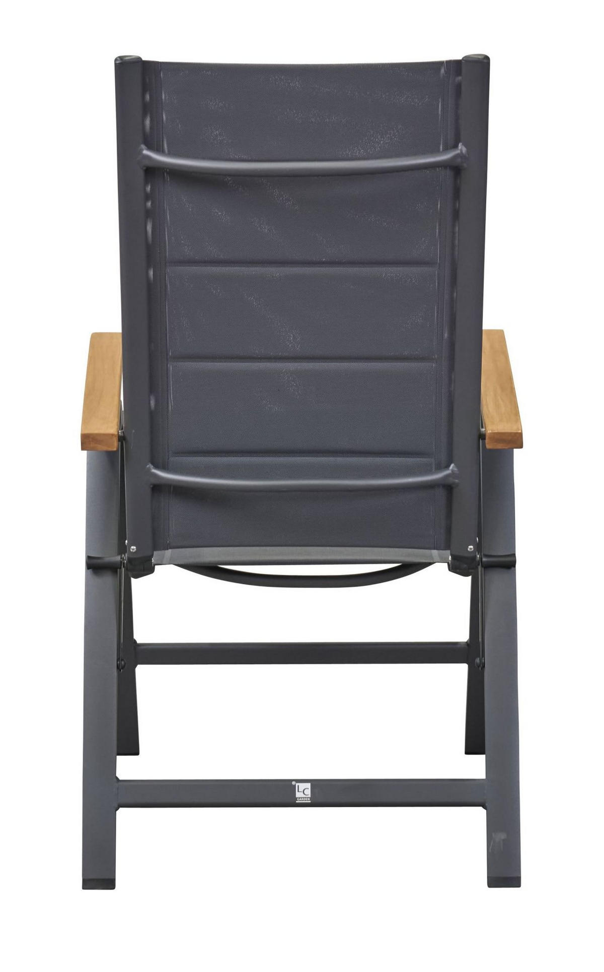 KLAPPSTUHL New Jersey Gartenstuhl Klappsessel Teakholz Anthrazit - Naturfarben, Holz (75/112/61cm) - dasmöbelwerk