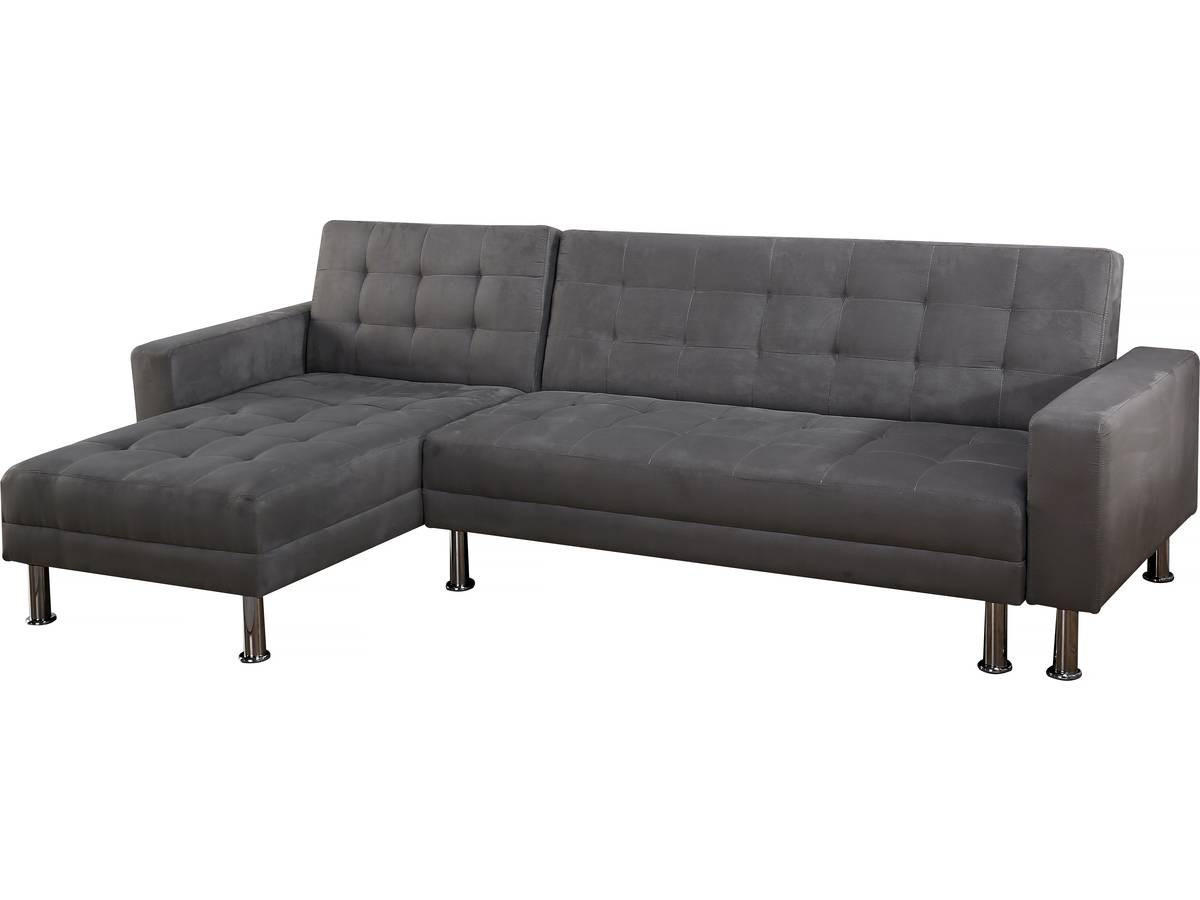 ECKSOFA theo Grau - Grau, Textil (144/260cm) - Habitat Garten