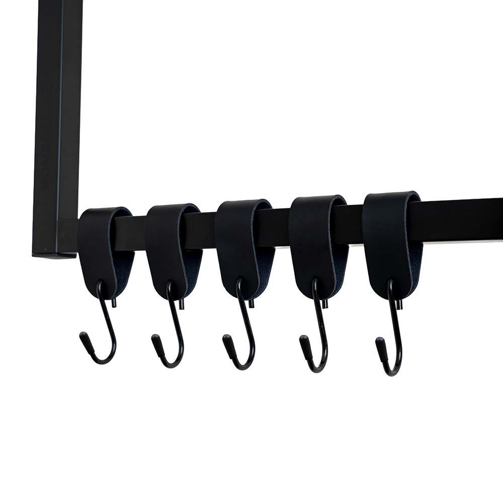 S-HAKEN SHAPE - Menge: 5 - Schwarz, Metall (11/4/3cm) - Home Deluxe