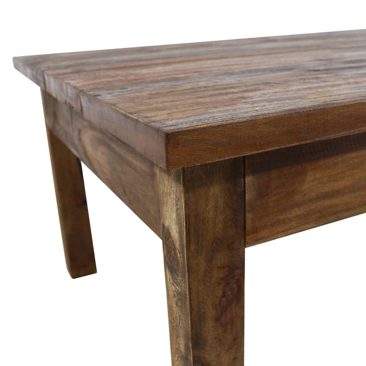 COUCHTISCH Massives Mahagoniholz 98x73x45 cm - Braun, Holzwerkstoff (98/73/45cm) - furnicato