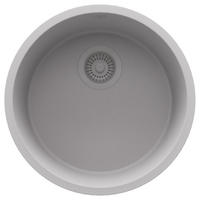 UNTERBAUSPÜLE GRANIT Valletta, 2-er set Grau 46/46 cm 1 Becken + Ablauf-Set ab 50er Unterschrank - Grau, Kunststoff (46/20/46cm) - Primagran