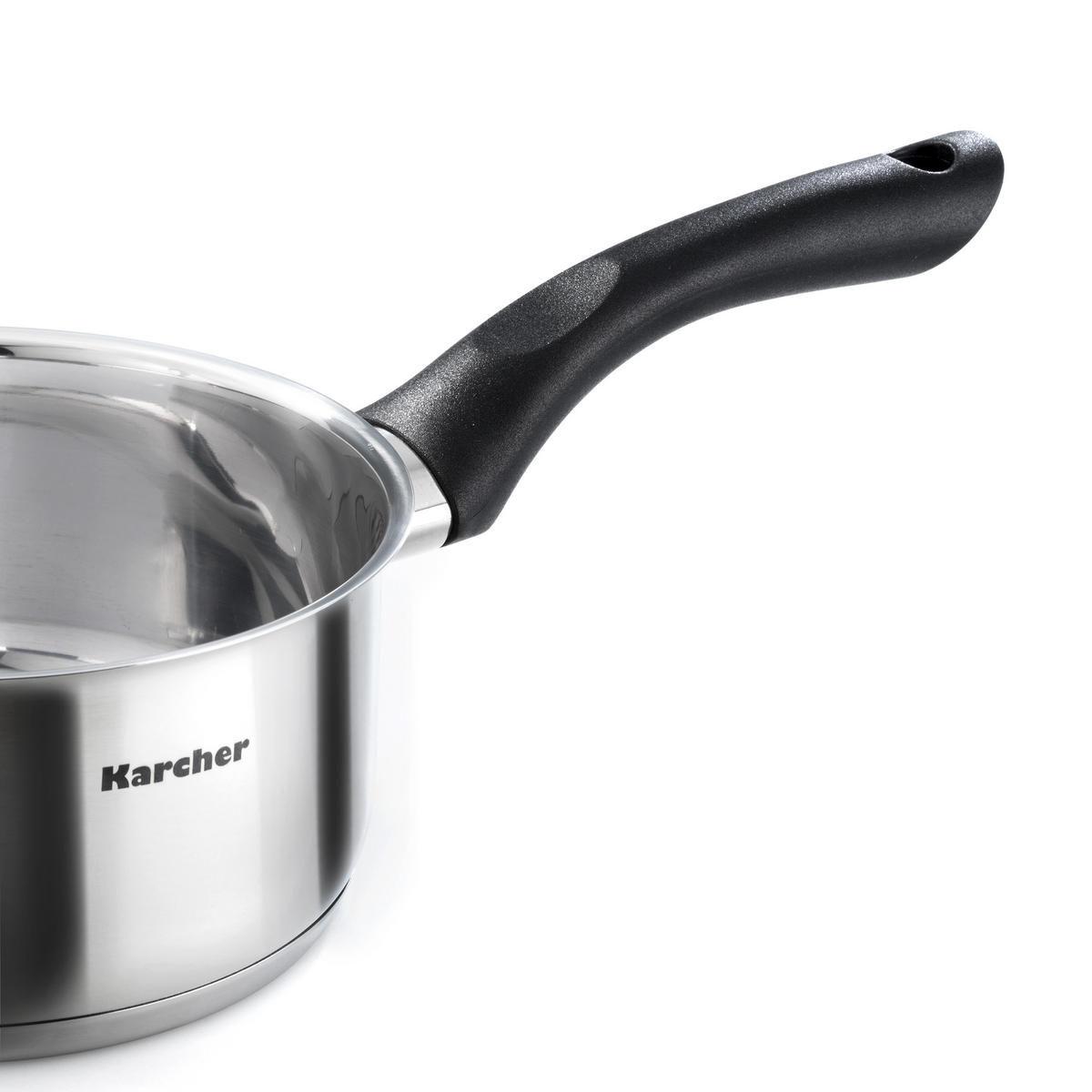 TOPFSET Mia, Edelstahl, Induktion, 4-teilig - Edelstahlfarben, Kunststoff/Metall - Karcher