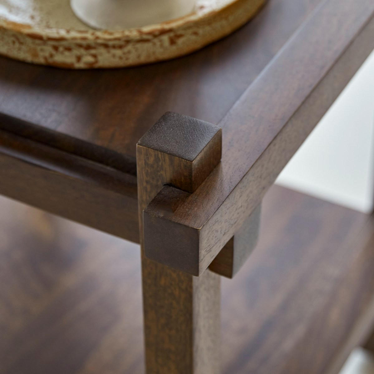 BEISTELLTISCH Arko Braun aus Mango - Braun, Holz (45/50/56cm) - Tikamoon