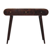 TOALETNA MIZICA v zaključku California Walnut z zložljivim ogledalom - hnedá, drevo (40/80/100cm) - Artisan Furniture