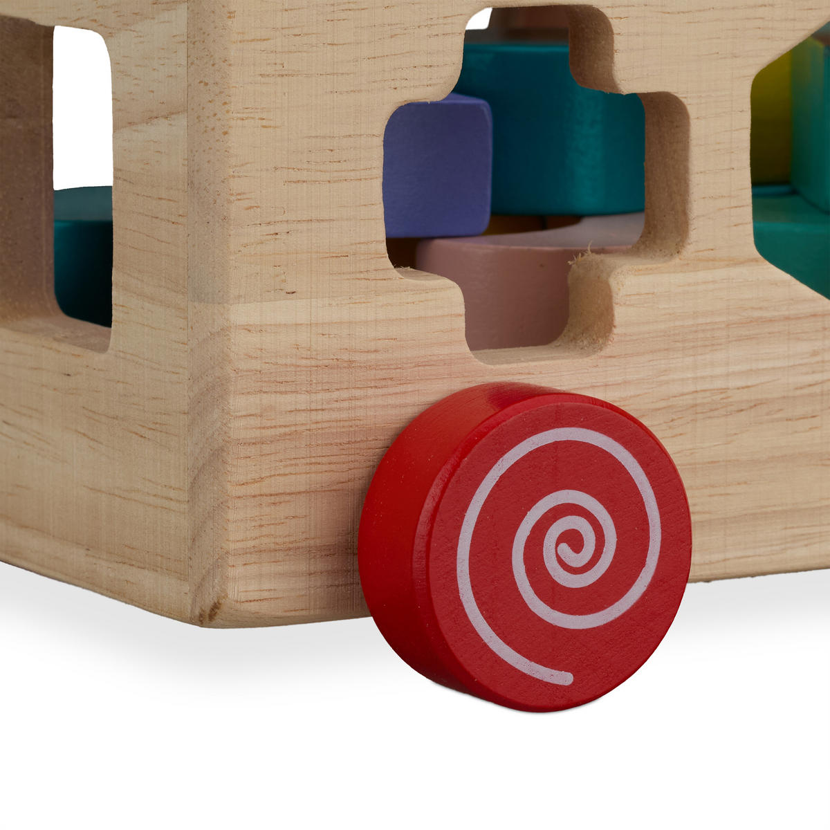 HOLZSTECKWÜRFEL - Multicolor, Holz/Holzwerkstoff (16.5/8.5/21.5cm) - Relaxdays