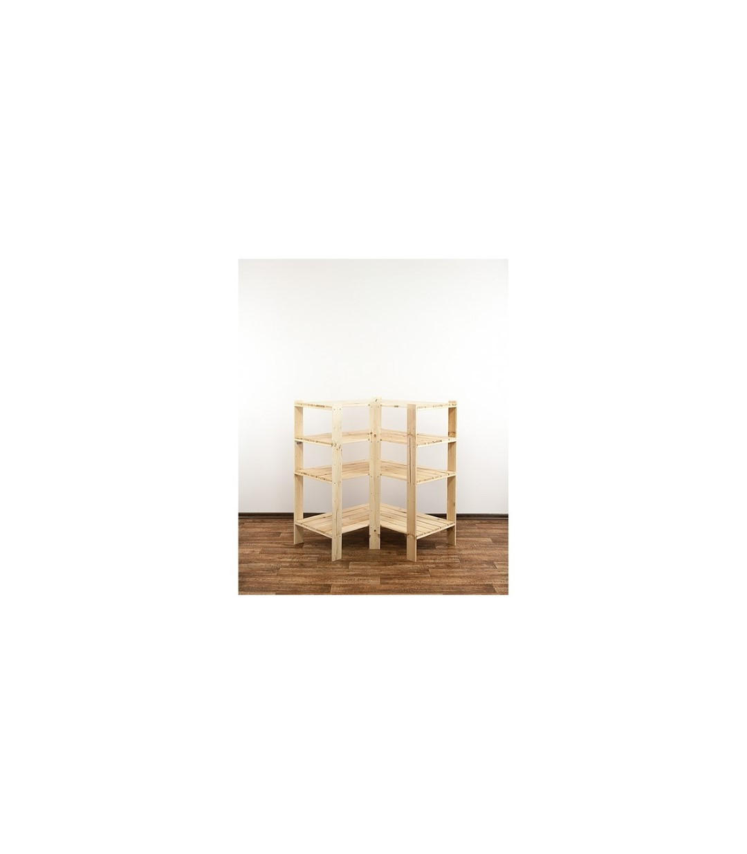 ECKREGAL WOODLAND 115x85x50cm Fachlast 120kg 4 Fachboden Kiefernholz Natur - Naturfarben, Holz (85/115/50cm) - PROREGAL