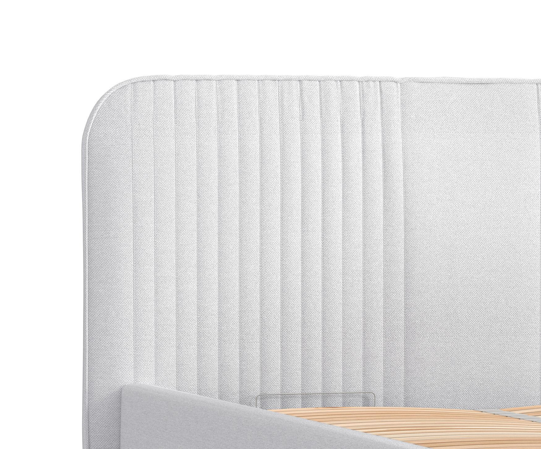 Thumbnail - Maison de Reve Polsterbett, Hellgrau, Textil, Buche, Kiefer, 180x200 cm, Oeko-Tex® Standard 100, FSC 100%, Made in EU, S...