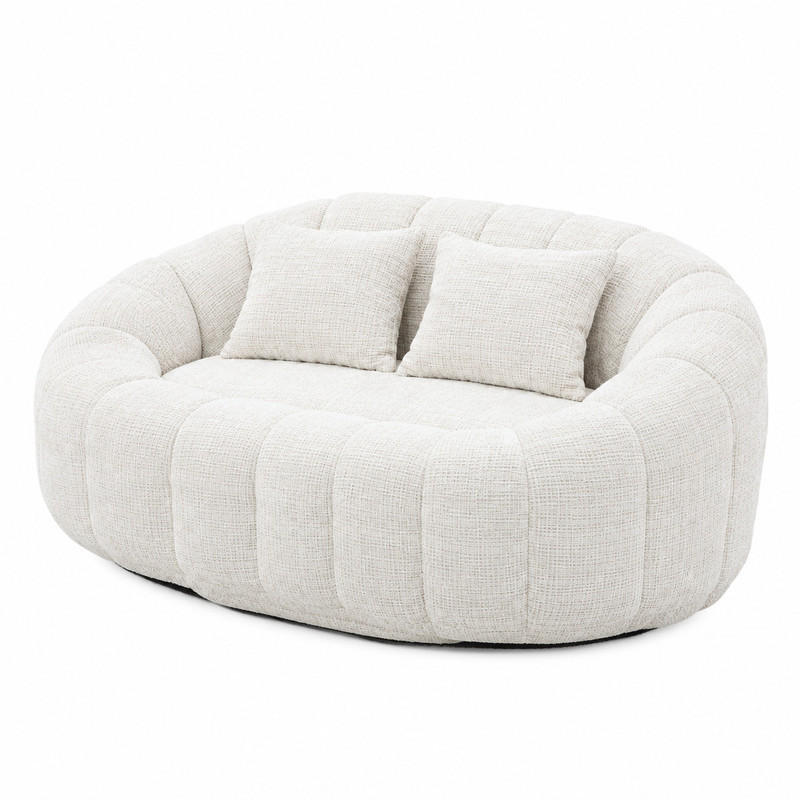 Beauniv Sitzsack Beige 95x63x145 cm