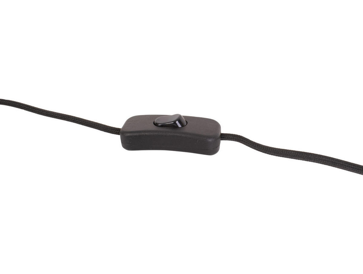 TISCHLAMPE Capa 20/20/39 cm - Schwarz, Metall (20/20/39cm) - Leitmotiv