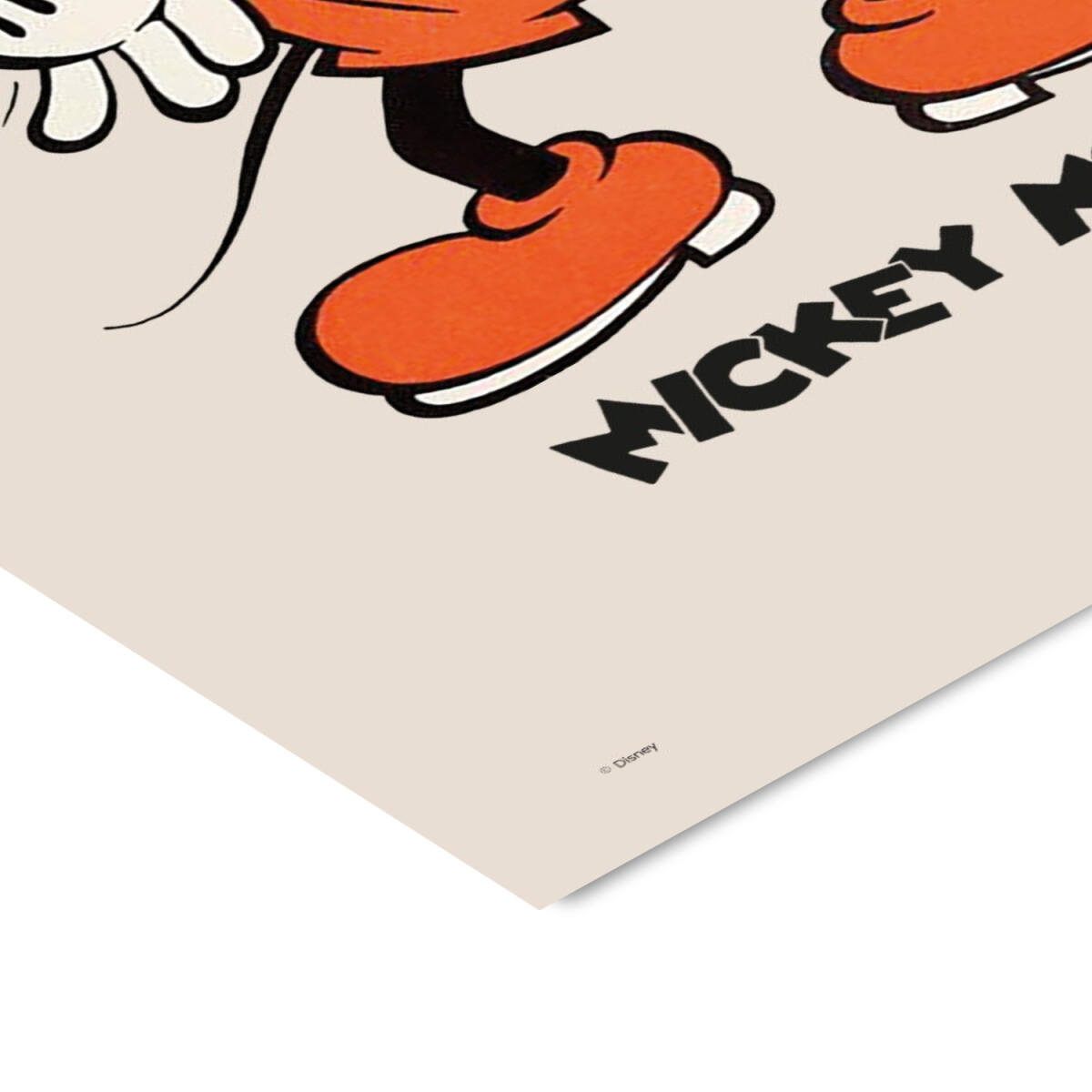 POSTER Disney - Mickey Mouse Vintage No. 02 - Beige, Papier (70/100/0.1cm) - Poster&Frame