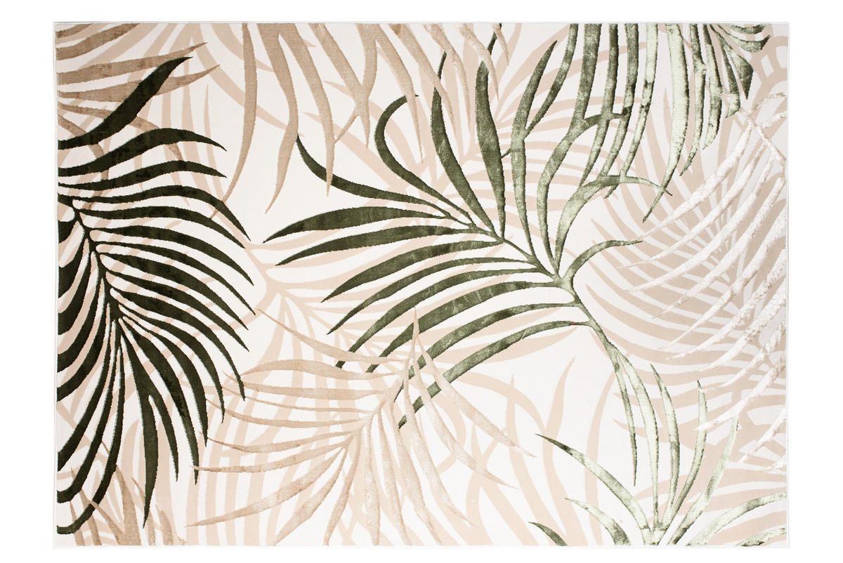 TEPPICH GOLDEN Creme Beige 160/230 cm - Beige, Kunststoff (160/230cm) - Tapiso
