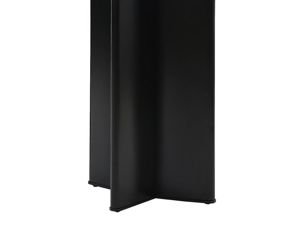 TISCH ohne Ausziehfunktion - 8 -Sitzer - MDF - schwarz, weiß - SINAN - Schwarz, Keramik (100/200/75.5cm) - Vente-Unique