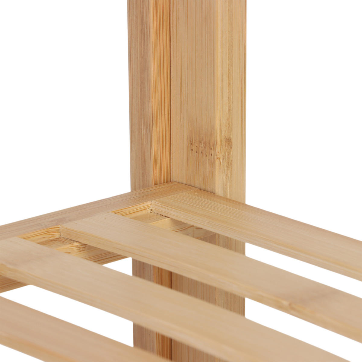 NÁSTĚNNÉ regály - světle hnědá, kov/dřevo (60/40/23.5cm) - Relaxdays