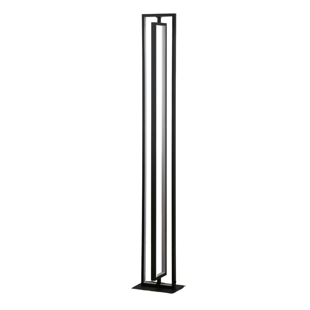STEHLEUCHTE Otso, Schwarz, 121cm, Dimmbar - Schwarz, Metall (12/16/121cm) - KOSILUM