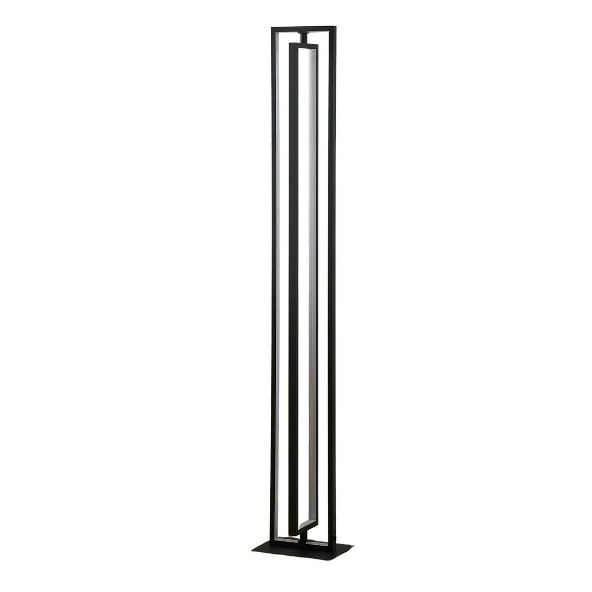 STEHLEUCHTE Otso, Schwarz, 121cm, Dimmbar - Schwarz, Metall (12.5/16/121cm) - KOSILUM