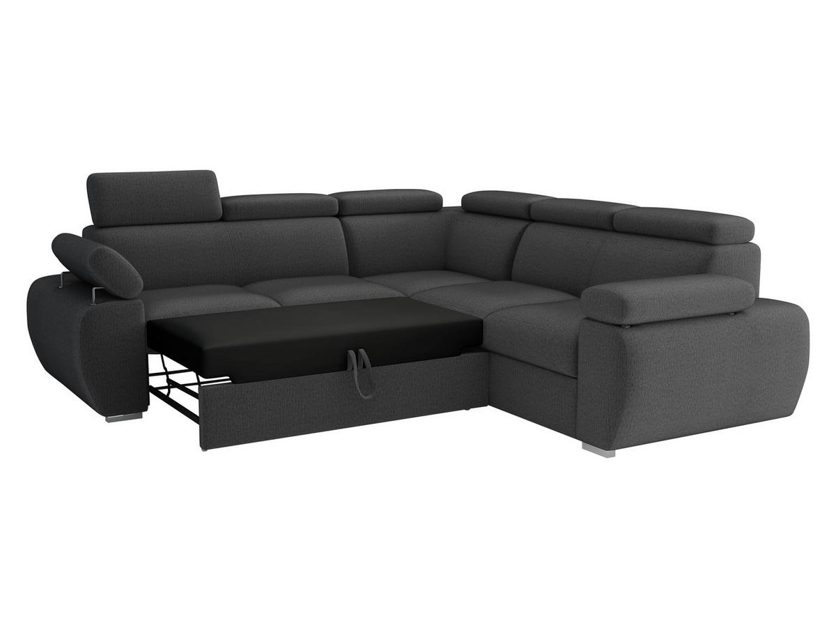 ECKSOFA Boston Maxi - Chromfarben/Braun, Holz/Textil (260/260cm) - MIRJAN24