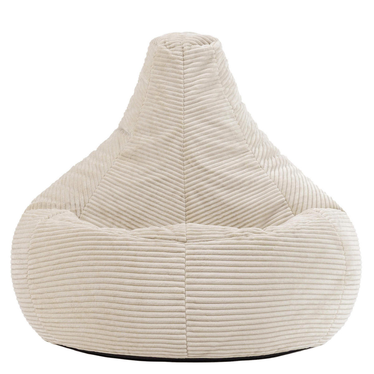 SITZSACK Sessel aus Cord 2-tlg. - Beige, Kunststoff (82/76/82cm) - icon