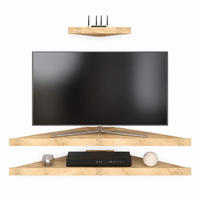 TV-ELEMENT Mensi Eiche - Naturfarben, Holzwerkstoff (120/5/49cm) - Decorotika