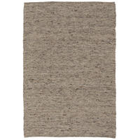 NATUR TEPPICH WOLLE ALASKA MELIERT - Anthrazit, Textil (70/240cm) - Pergamon
