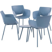 GARTENSITZGRUPPE Kunststoff blau - Blau, Kunststoff - CLP