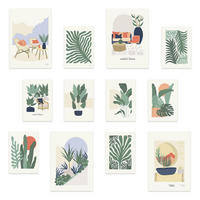 POSTER Set Mit 12 Modernmix 1 Gartenabdruck A3 Rahmenlos - Klar, Papier (29.7/5/42cm) - Nacnic