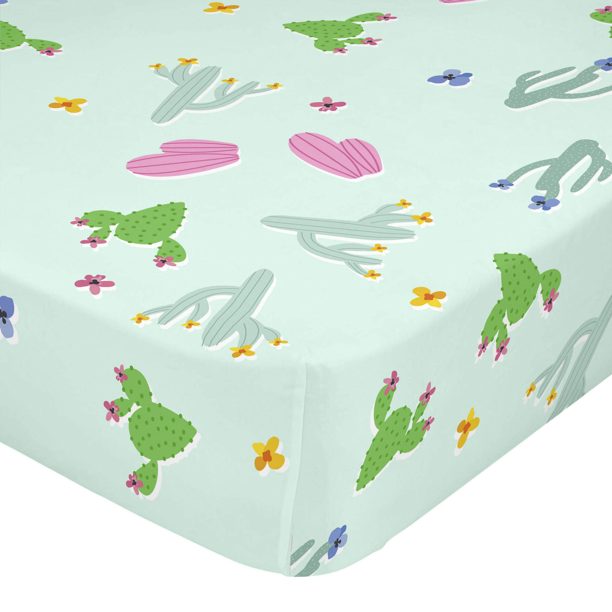 SPANNBETTTUCH cute llamas 90x200x32 cm mehrfarbig - Multicolor, Textil (90/200cm) - Happy Friday