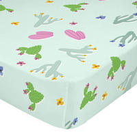 SPANNBETTTUCH cute llamas 90x200x32 cm mehrfarbig - Multicolor, Textil (90/200cm) - Happy Friday