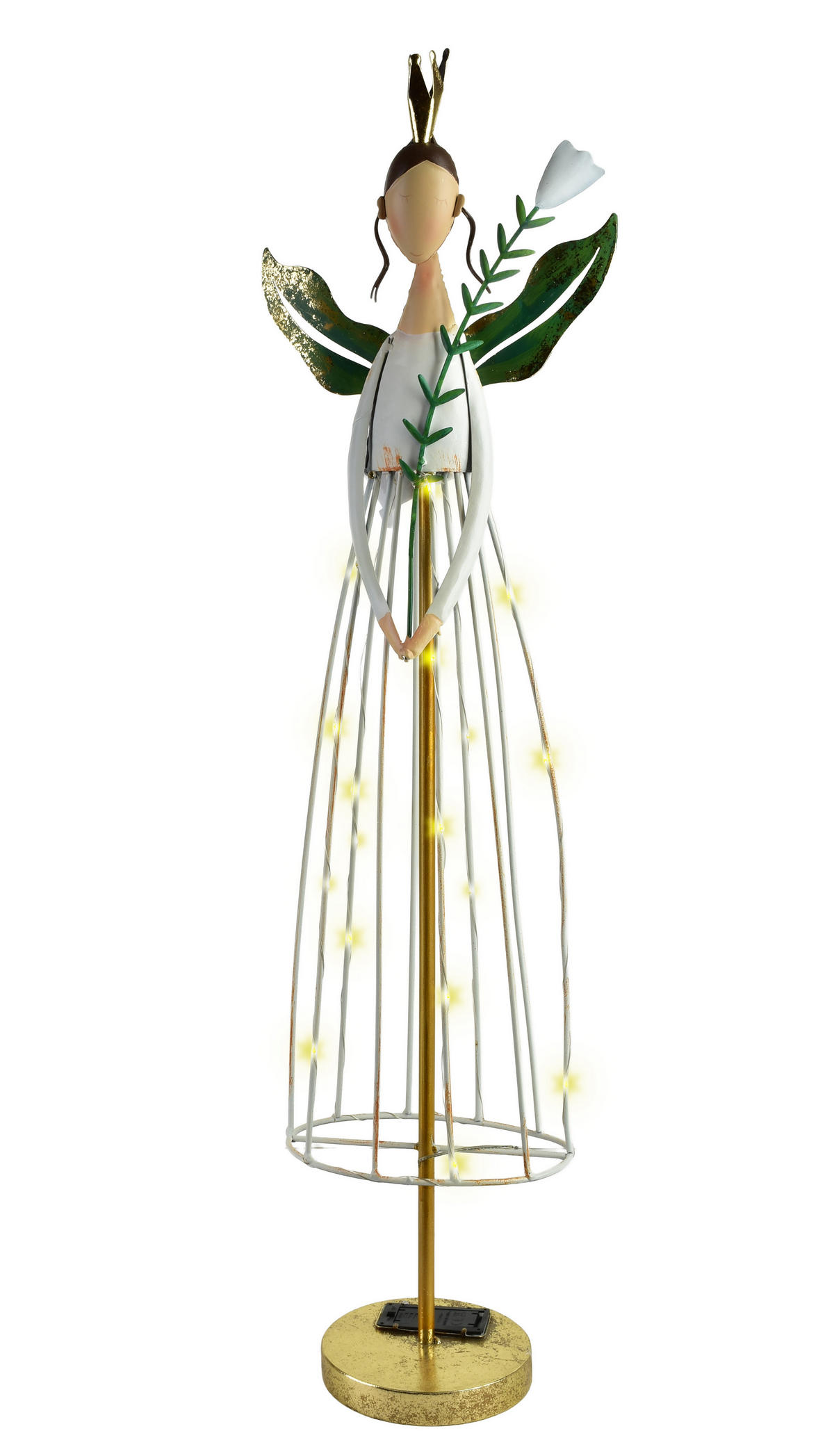 DEKOFIGUR Lydia gold 23/13/80 cm Metall - Goldfarben, Metall (13/80/23cm) - Mondex