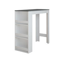 BAROVÝ STŮL Repose Antracitová/bílá - bílá/antracitová, kompozitní dřevo (110/45/106cm) - Vicco