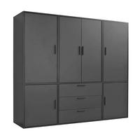 KLEIDERSCHRANK Der Grenzenlose - Anthrazit, Holzwerkstoff (210/187/58cm) - Mokebo