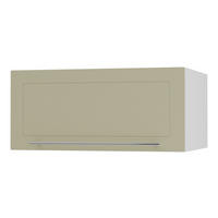 KLAPPHÄNGESCHRANK Kvantum W4B/80-AV Vanille Matt / Weiß Matt 80 / 32,5 / 36cm - Creme/Weiß, Holz/Holzwerkstoff (80/36/32.5cm) - Feldmann-Wohnen