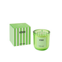 DUFTKERZE VERDE Grün - Grün, Paraffin (8/8.5cm) - J-Line